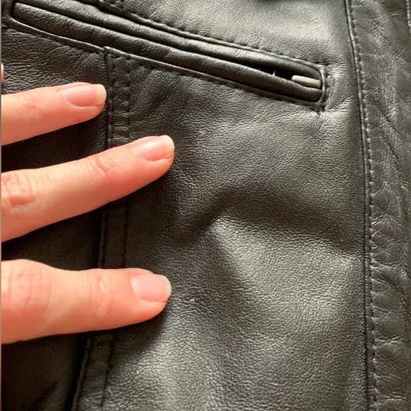 Danier Black Leather Jacket, 2XS - Picture 12 of 12